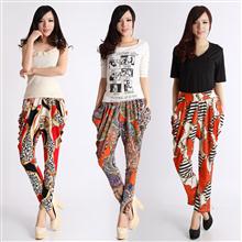 淘金币 雅弟大码哈伦裤夏女裤2012新款弹力休